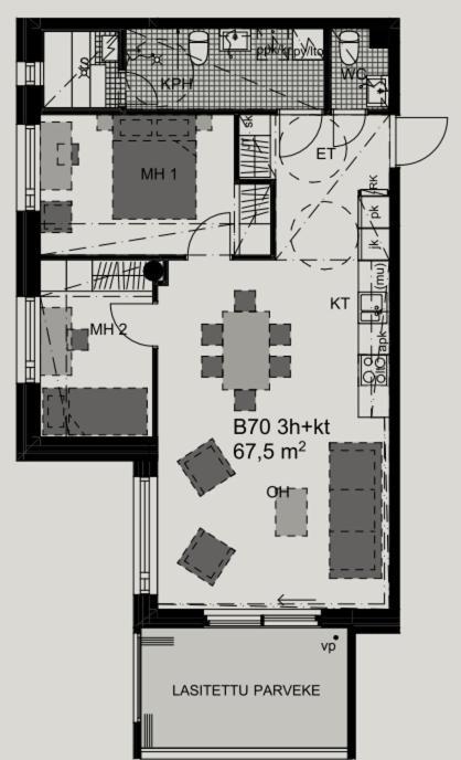 Appartement Pasila Star à Helsinki Extérieur photo